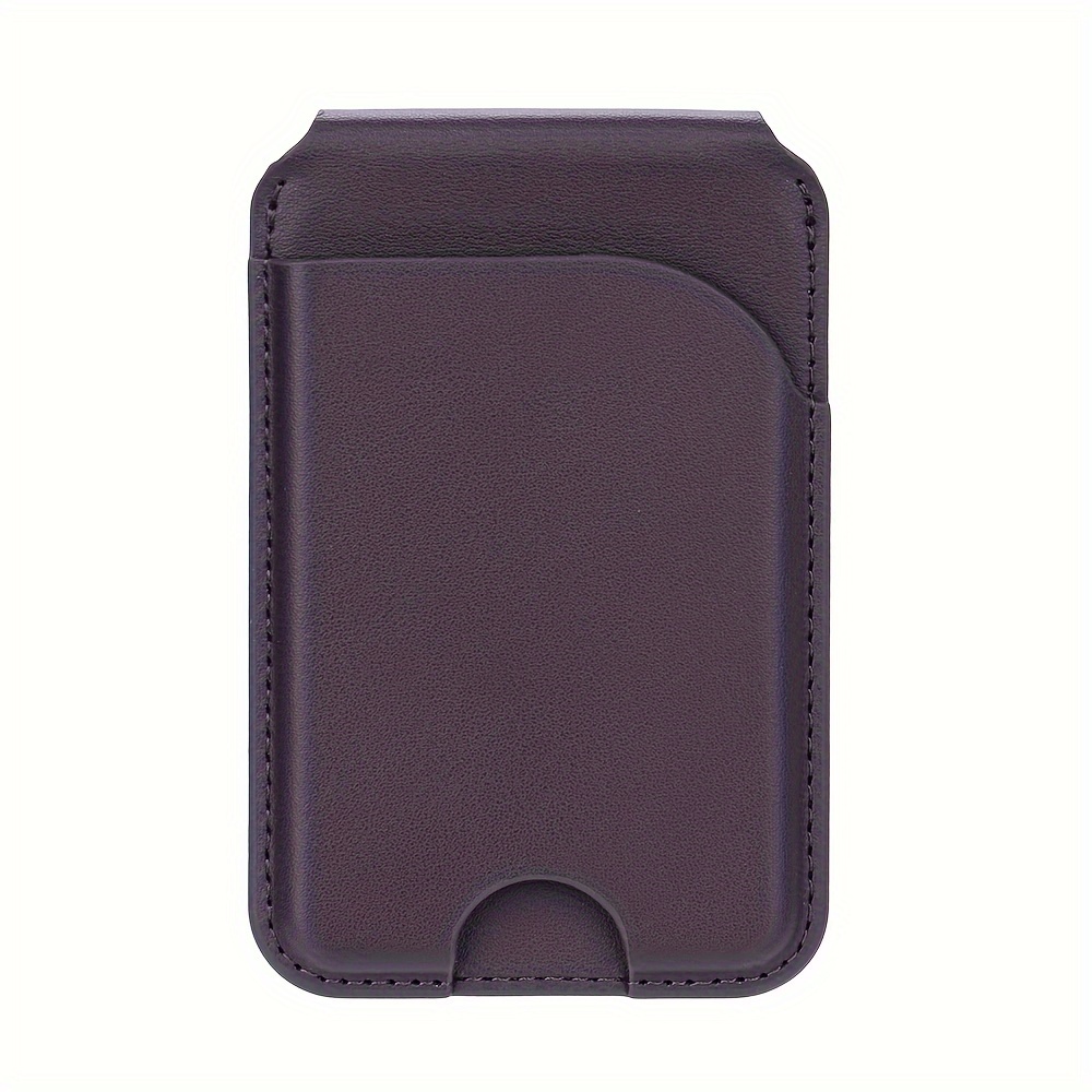 premium faux leather magnetic wallet for magsafe compatible with iphone 15 14 13 12 series strong magnetic hold wallet with adjustable stand holds 3 4 cards multi scene use details 8